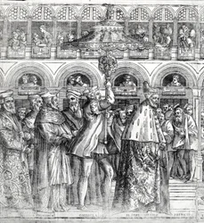Dogenprozession, ca. 1555-60 (Detail)